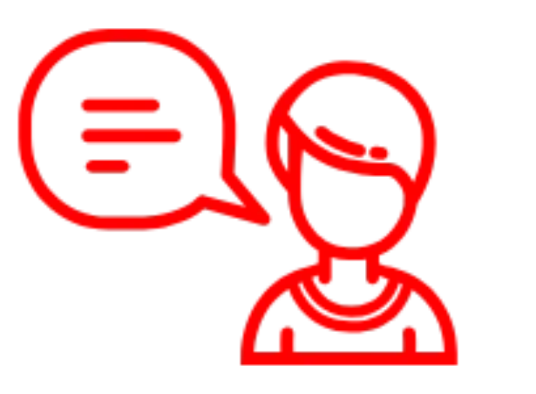 Wektor osoby rozmawiającej